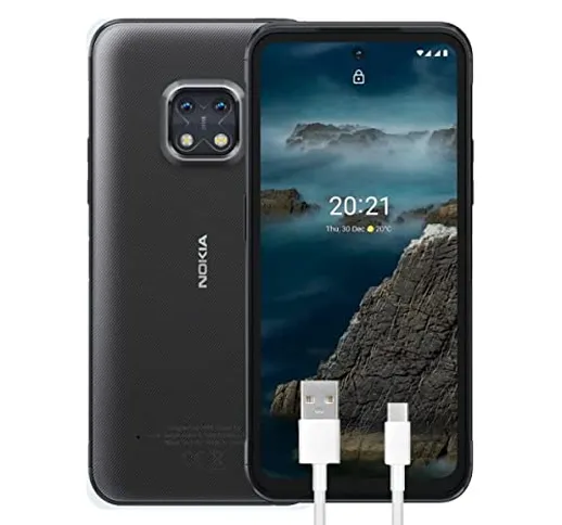 Nokia XR20 Smartphone Rugged 5G 64GB, 4GB RAM, Display 6.67” FHD+, Dual Camera 48 Mp Ottic...