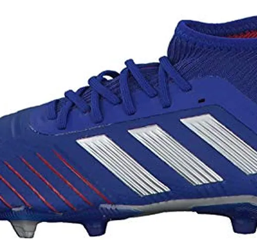 adidas Predator 19.1 Fg J, Scarpe da Calcio Unisex-Bambini, Multicolore (Azufue/Plamet/Foo...