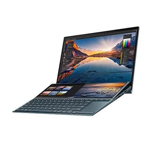 ASUS ZenBook Duo UX482EG 14" Full HD 400nits - Schermo doppio touch screen (Intel i7-1165G...