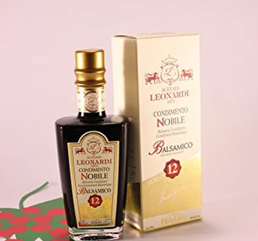 Condimento Balsamico 'Sigillo Oro 12' 250 ml. - Acetaia Leonardi