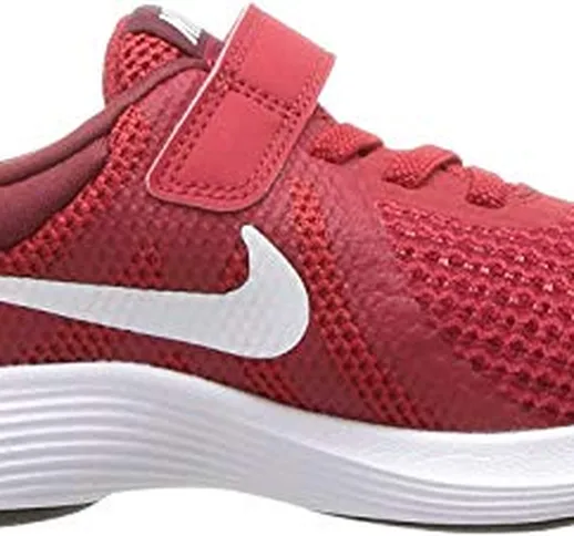 Nike Revolution 4 (TDV), Scarpe da Ginnastica Basse Unisex-Bambini, Rosso (601 Gym Red/Whi...