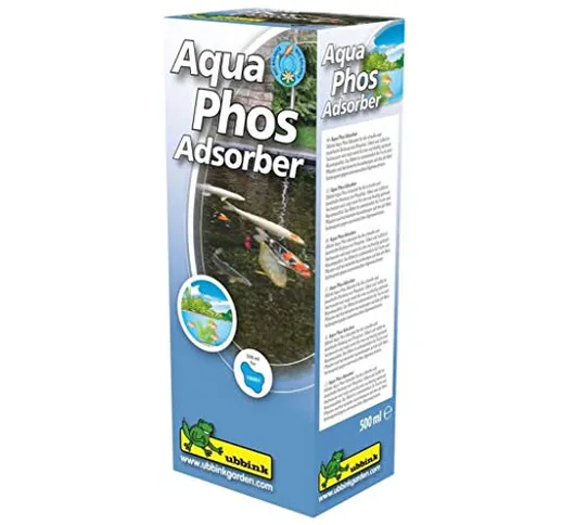 Ubbink - Trattamento dell'acqua per laghetti Aqua Phos Adsorber 500 ml