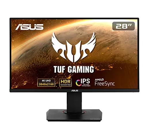 ASUS TUF Gaming VG289Q, 28'' 4K (3840x2160) Gaming monitor, IPS, 90% DCI-P3, DP, HDMI, Fre...