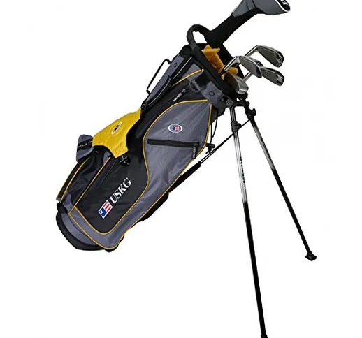 Stati Uniti Set da golf per bambini 2017 ultra leggero, 5 mazze da golf con borsa, grigio/...