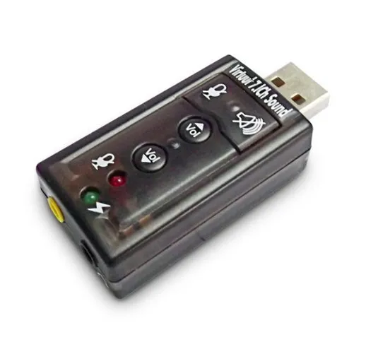 Dynamode Adattatore Audio USB 7.1 canali 7.1 canali USB scheda audio (7.1 canali, USB)