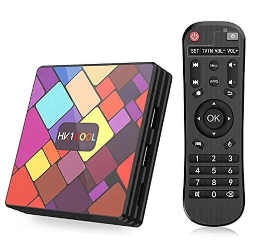 Android TV Box, Android 11.0 TV Box [4GB RAM+64GB ROM] SUPERPOW HK1 COOL Smart TV BOX [202...