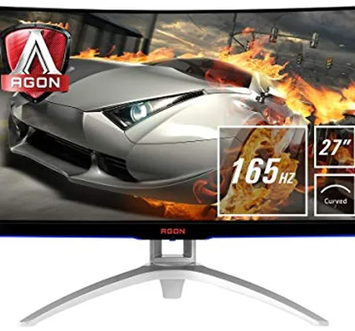 AOC AG272FCX6 monitor piatto per PC 68,6 cm (27") Full HD LED Curvo Nero
