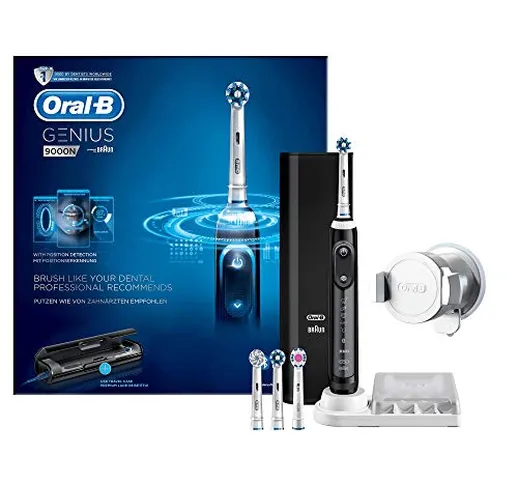Oral-B  Genius 9000N Spazzolino Elettrico Ricaricabile con Connessione Bluetooth, 4 Testin...