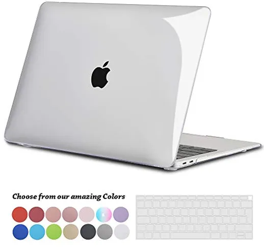 TECOOL Custodia MacBook Air 13 Pollici 2020 2019 2018 (Modello: A2179/A1932), Plastica Cas...