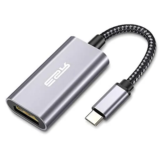 ESR Adattatore USB-C a HDMI [4K] (Thunderbolt 3) Convertitore Portable Type-C in Nylon Int...