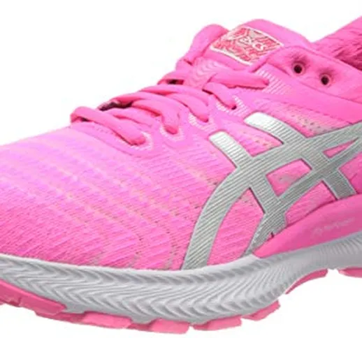 ASICS Gel-Nimbus 22, Scarpe da Corsa Donna, Hot Pink/Pure Silver, 38 EU