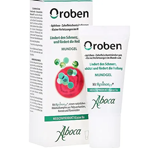 Oroben Aftagen Gel orale 1 x 15 ml allevia il dolore, protegge e favorisce la guarigione,...