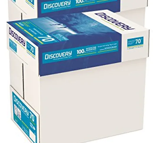 Discovery - Carta 70 g/mq, formato A4 70 g/mq 10 x Reams (5,000 Sheets) - 2 x Boxes, 5000...