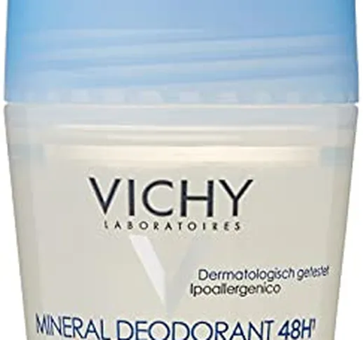 Vichy DEO, Deodorante Minerale Roll-On, 48 h, 50 ml