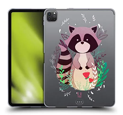 Head Case Designs Procione Animali dei Boschi Cover in Morbido Gel Compatibile con Apple i...