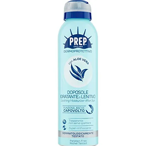 PREP, Spray Doposole, Idratante e Lenitivo, Sollievo Immediato, Prolunga Abbronzatura, con...