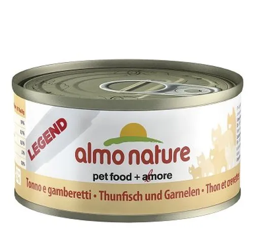 Almo Nature - Classic, tonno e gamberetti, 24 x 70 g