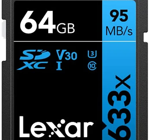 Lexar Schede Professional 633x 64GB SDXC UHS-I