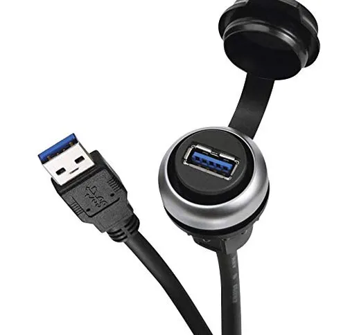 LÜTZE USB 3.0 EINBAUDOSE Typ A 1,5M Kabel