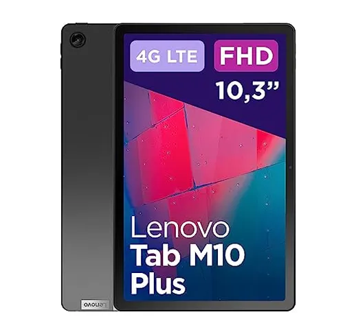 Lenovo Tab M10 Plus Seconda Generazione Tablet, Android, Display 10.3" Full HD, 4G LTE, RA...