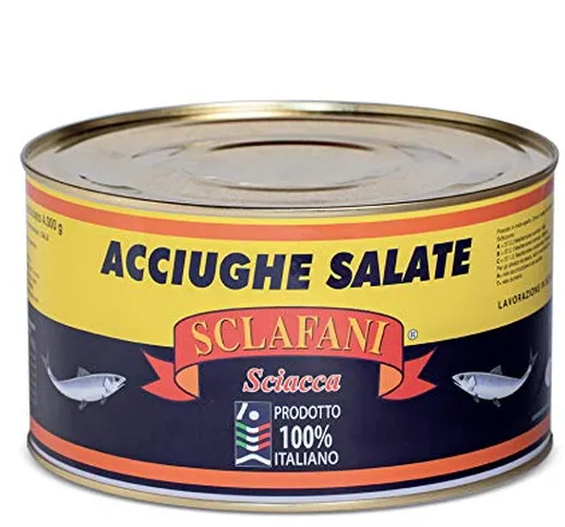 Acciughe Salate di Sciacca 100% artigianali 5 Kg.
