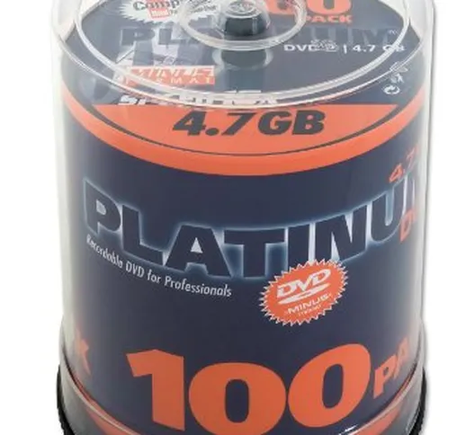 Bestmedia Platinum DVD-R4,7GB 16x, confezione da 100