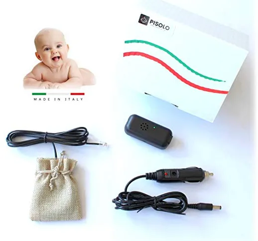 PISOLO - Made in ITALY - Dispositivo Antiabbandono bimbi con sensore - NO App NO Bluetooth...