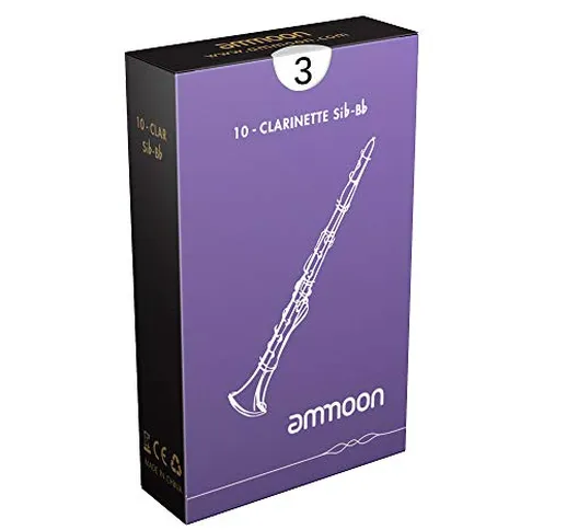 ammoon 10 Ance per Clarinetto in Sib 3.0