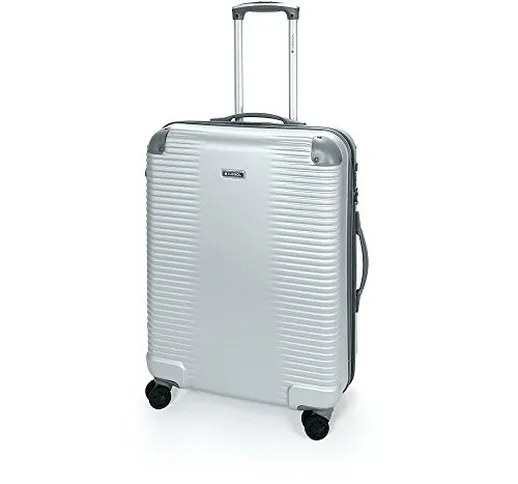 Gabol Trolley M Balance. Valigia, 50 cm, argento (Argento) - 115946 022