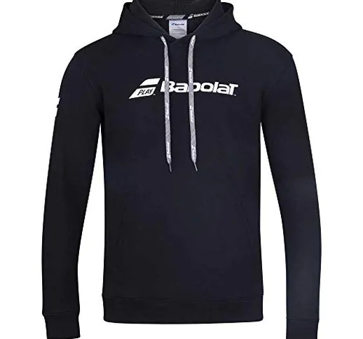 Babolat Exercise Hood Sweat Men Felpa Uomo, Uomo, Felpa, 4MP1041, Nero , L