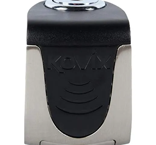 KOVIX KS6 Series-BLOCCADISCO con Allarme Ricarica USB Colore Brush Metal KS6-BM