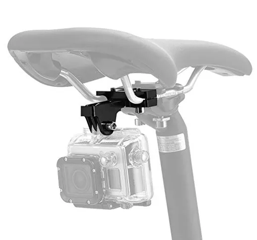 ParaPace Supporto per videocamera per sella per bicicletta Supporto per seggiolino bici pe...