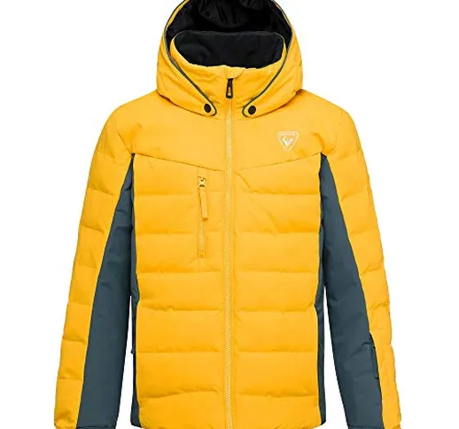 ROSSIGNOL Boy Polydown Jacket, Giacca da Sci Bambino, deepcitru, 14 Anni