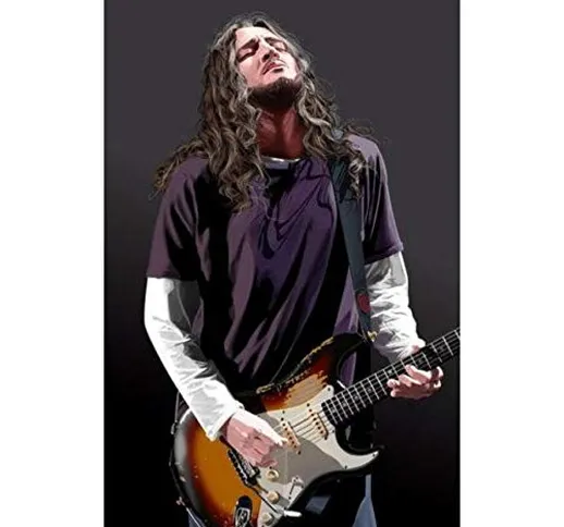 NOVELOVE Foto di Arte della Parete John Frusciante Red Chili Peppers Music Poster Stampa T...