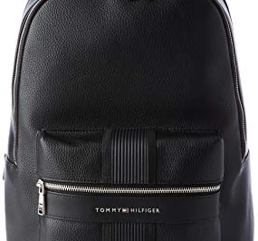 Tommy Hilfiger TH Downtown Backpack, Borse Uomo, Nero, One Size