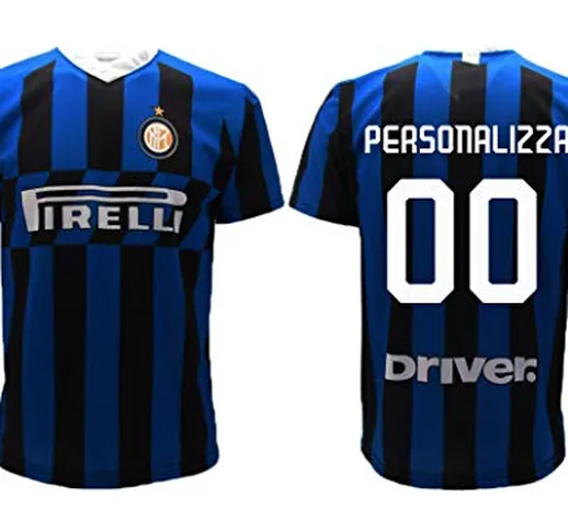 Inter Maglia Home Replica Ufficiale Autorizzata 2019 2020 Personalizzata con Nome E Numero...