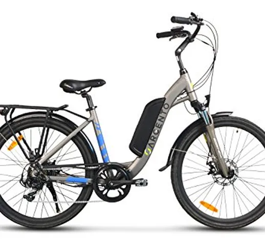 Argento Omega, Bicicletta Elettrica City Bike, Assicurazione AXA "Tutela Famiglia" inclusa...