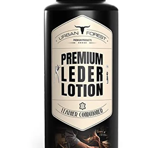 Urban Forest Premium Leder Balsam - Prodotto per la cura della pelle con cera d’api e olio...