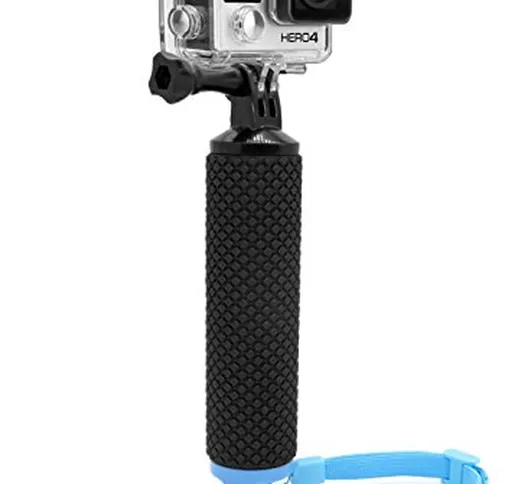 MyGadget Impugnatura Galleggiante Waterproof Action Camera - Bastone Impermeabile - Bracci...