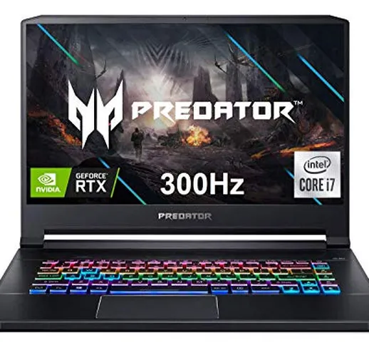 Acer Predator Helios 300 Gaming Laptop, Intel i7-10750H, NVIDIA GeForce RTX 2070 Super, 15...