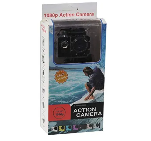 mini sport camera Action Cam Full HD con Accessori
