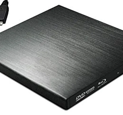 Archgon Star BD Esterno Masterizzatore / Lettore Blu-ray BDXL Burner per PC USB 3.0, M-Dis...