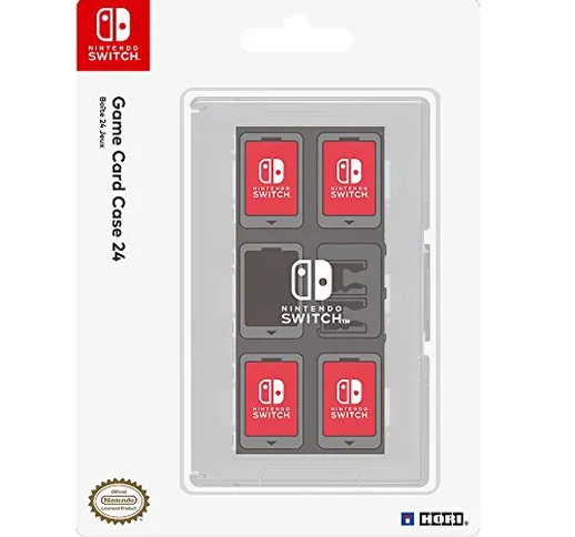 Hori Porta Cartucce 24 giochi (Trasparente) - Nintendo Switch