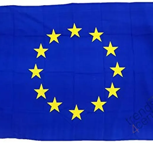 Bandiera europea - UE - a 12 stelle di grande formato, 90 x 150 cm