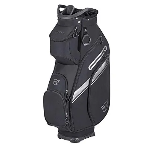 Wilson Borsa da golf , EXO II Cart Bag, Borsa trolley, Contiene fino a 14 mazze