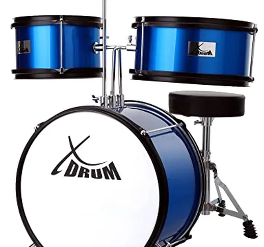 XDrum Junior KIDS Batteria colore blu