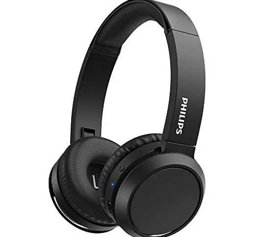 Philips H4205BK/00 Cuffie Bluetooth con Tasto Bass Boost, Bluetooth, 29 Ore di Riproduzion...