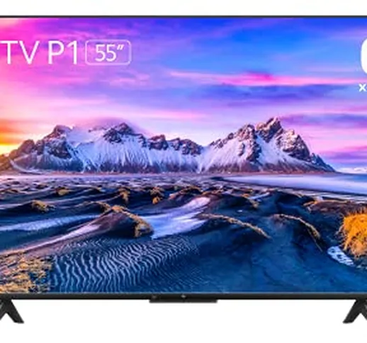 Xiaomi Mi Smart TV P1 55 Pollici,UHD,senza Cornice,Android 10.0, Dolby Vision,HDR10+,HLG,M...