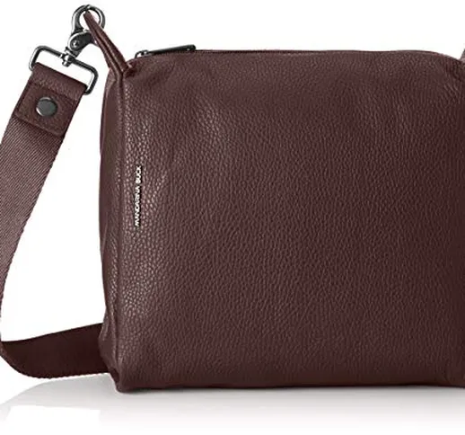 Mandarina Duck Mellow Leather Tracolla, Borsa Donna, Viola (Vineyard Wine), 25.5x24x10 cm...