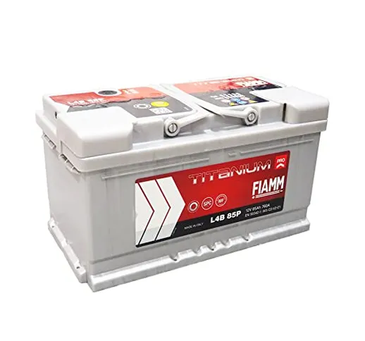 BATTERIA AUTO FIAMM TITANIUM PRO 85Ah 760A POSITIVO A DESTRA +DX Cod. L4B 85P